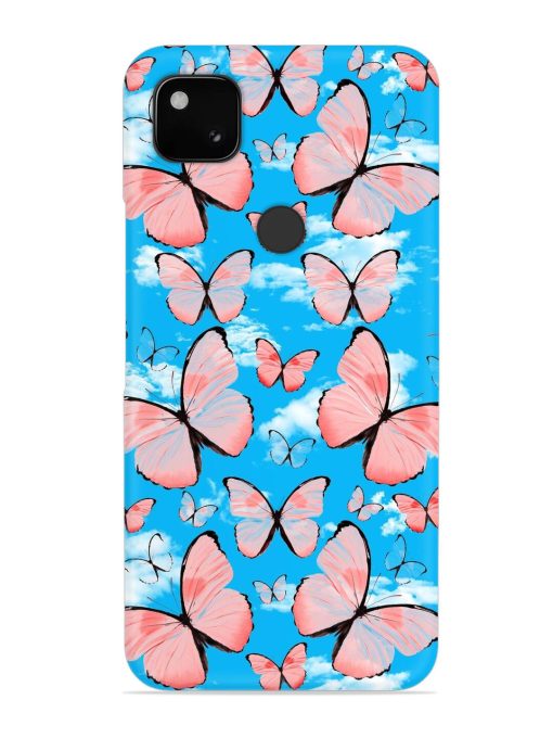 Seamless Pattern Tropical Snap Case for Google Pixel 4A Zapvi