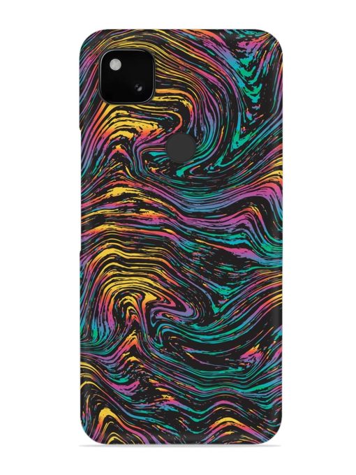 Abstract Liquid Colors Snap Case for Google Pixel 4A Zapvi