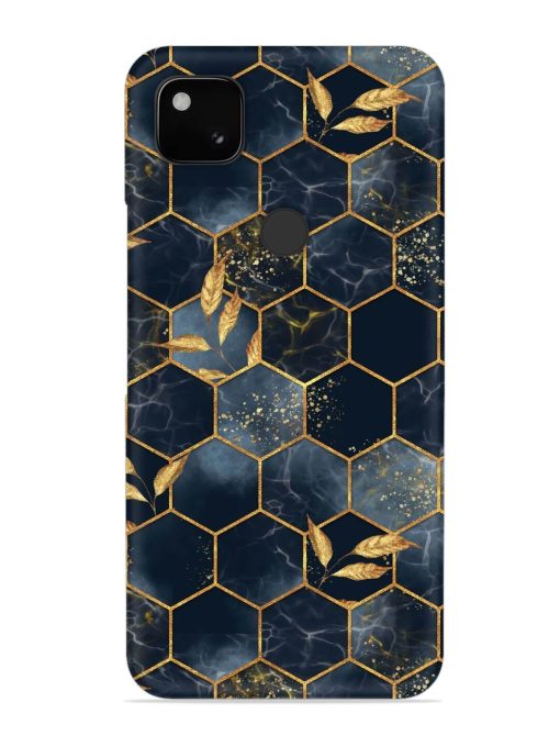 Marble Hexagon Seamless Snap Case for Google Pixel 4A Zapvi