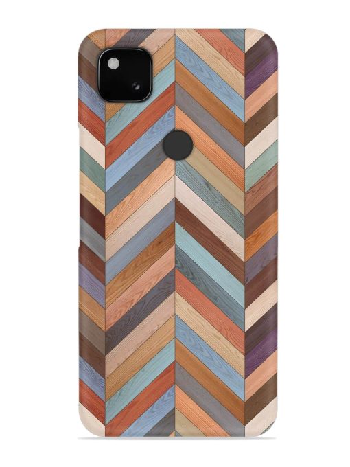 Seamless Wood Parquet Snap Case for Google Pixel 4A