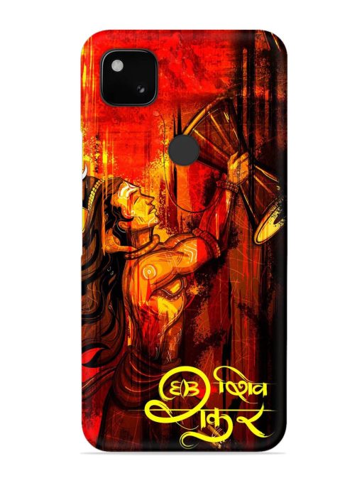 Illustration Lord Shiva Snap Case for Google Pixel 4A Zapvi