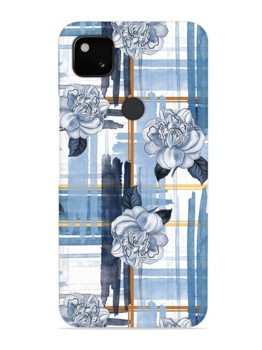 Watercolor Pattern Rose Snap Case for Google Pixel 4A Zapvi