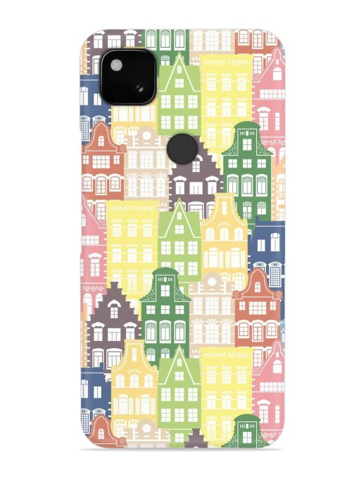 Seamless Shapes Pattern Snap Case for Google Pixel 4A Zapvi