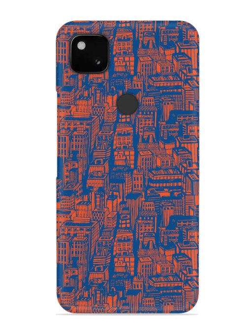 Hand Drawn Seamless Snap Case for Google Pixel 4A