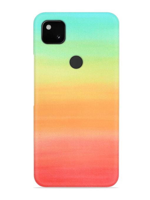 Background Sky Watercolor Snap Case for Google Pixel 4A Zapvi