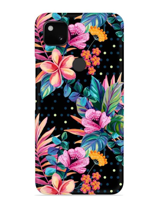 Seamless Floral Pattern Snap Case for Google Pixel 4A Zapvi