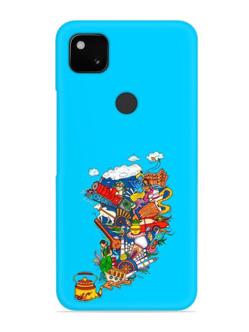 Vector Design Indian Snap Case for Google Pixel 4A