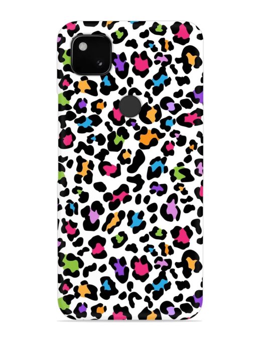 Seamless Leopard Pattern Snap Case for Google Pixel 4A