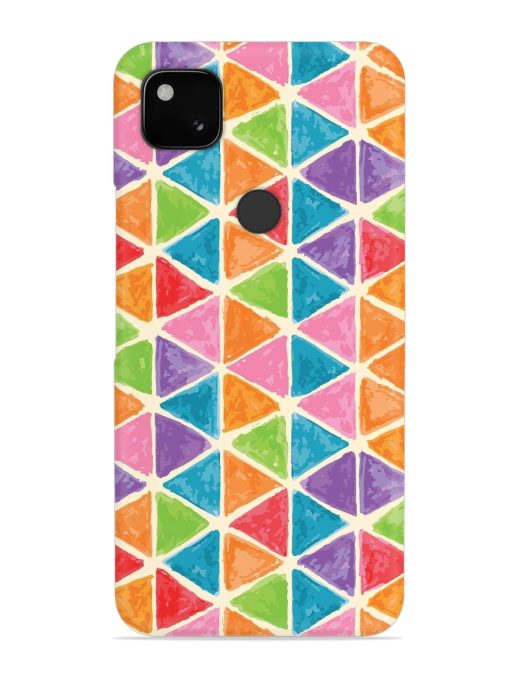 Seamless Colorful Isometric Snap Case for Google Pixel 4A