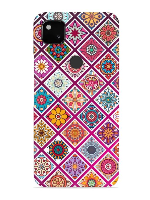 Seamless Tile Pattern Snap Case for Google Pixel 4A Zapvi