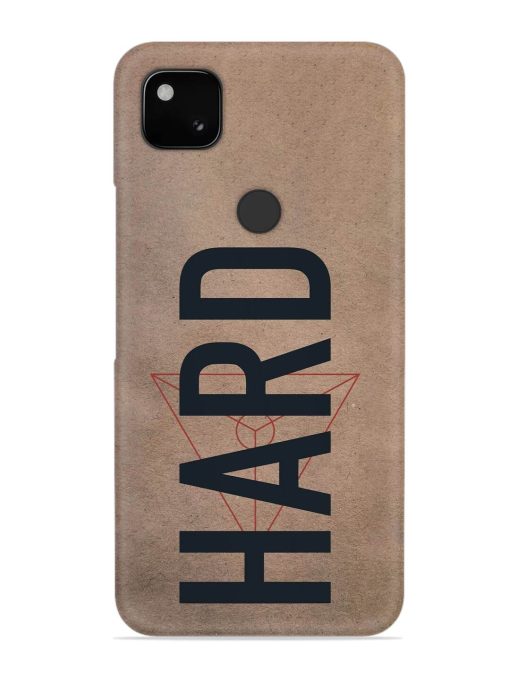 Hard Typo Snap Case for Google Pixel 4A Zapvi