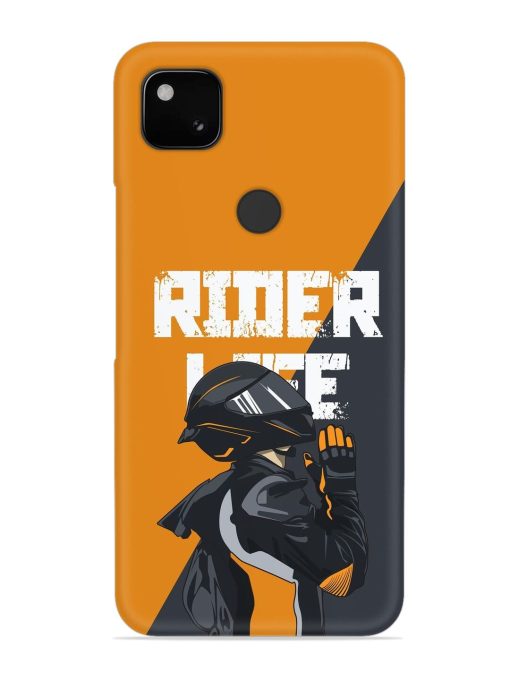 Rider Life Snap Case for Google Pixel 4A Zapvi