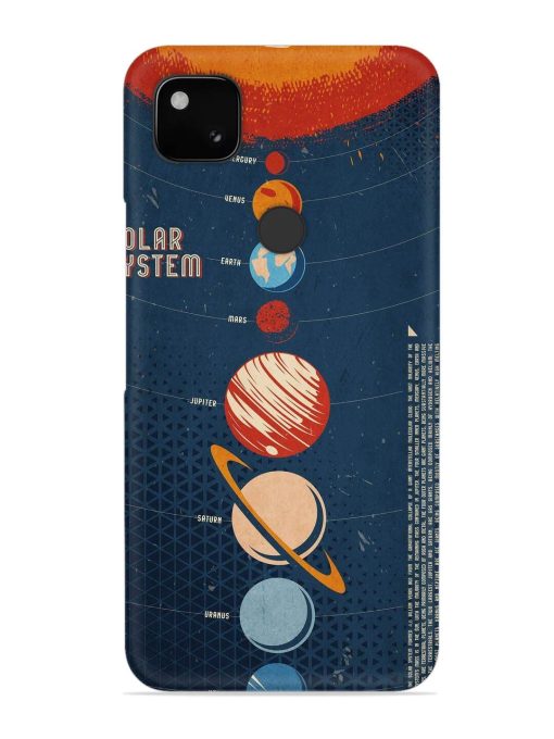 Solar System Vector Snap Case for Google Pixel 4A