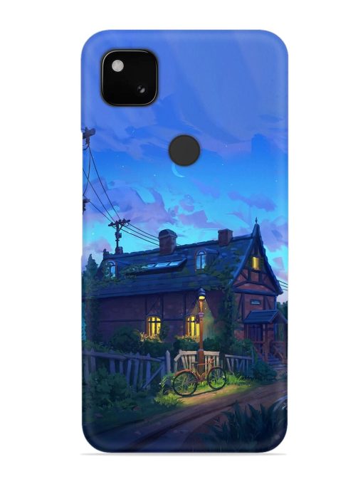 Beautiful Village House Snap Case for Google Pixel 4A Zapvi