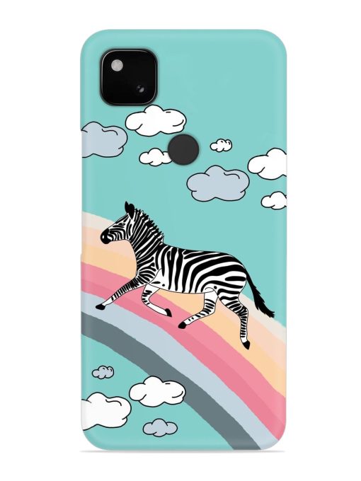 Running Zebra Snap Case for Google Pixel 4A