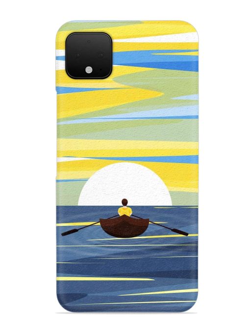 Rowing Person Ferry Paddle Snap Case for Google Pixel 4 Xl Zapvi