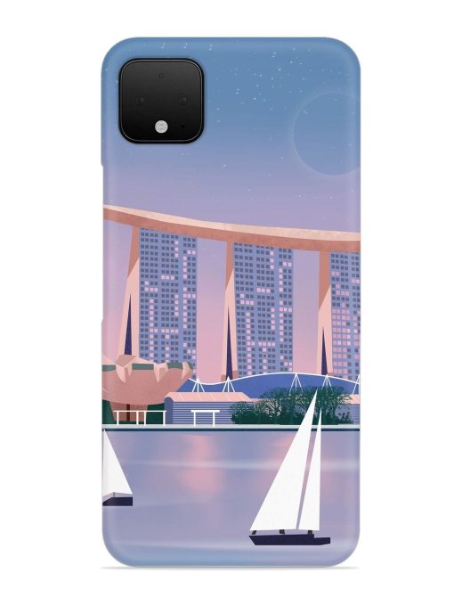 Singapore Scenery Architecture Snap Case for Google Pixel 4 Xl Zapvi