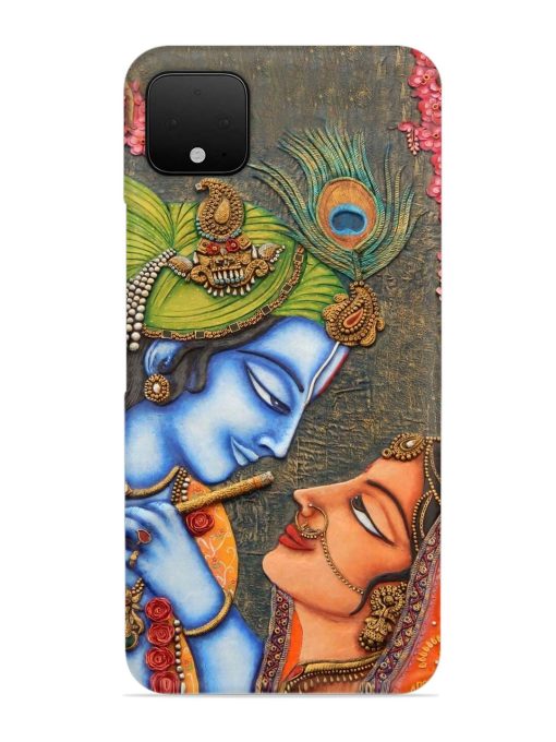 Lord Radha Krishna Flute Art Snap Case for Google Pixel 4 Xl Zapvi