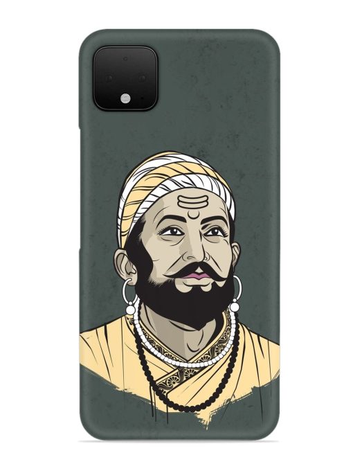 Shivaji Maharaj Vector Art Snap Case for Google Pixel 4 Xl Zapvi