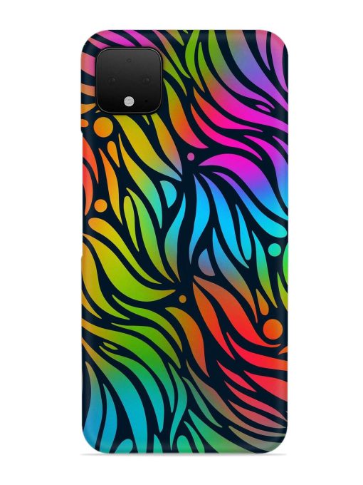 Abstract Leaf Design Snap Case for Google Pixel 4 Xl Zapvi