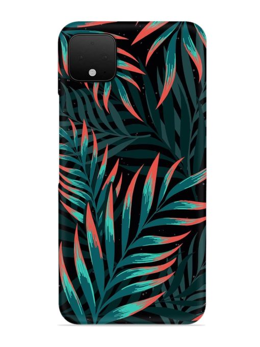 Green Leaf Art Snap Case for Google Pixel 4 Xl Zapvi