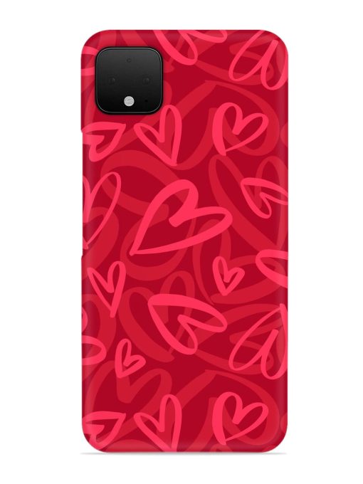 Seamless Romantic Pattern Snap Case for Google Pixel 4 Xl Zapvi