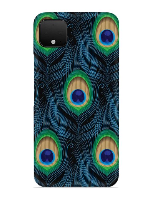 Seamless Pattern Peacock Snap Case for Google Pixel 4 Xl