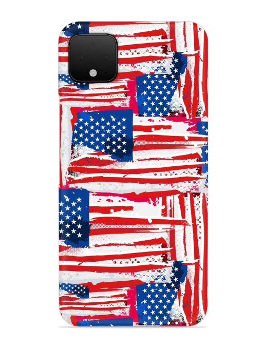 Usa Flag Seamless Snap Case for Google Pixel 4 Xl Zapvi