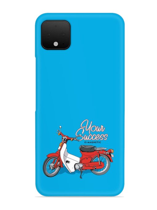 Motorcycles Image Vector Snap Case for Google Pixel 4 Xl Zapvi