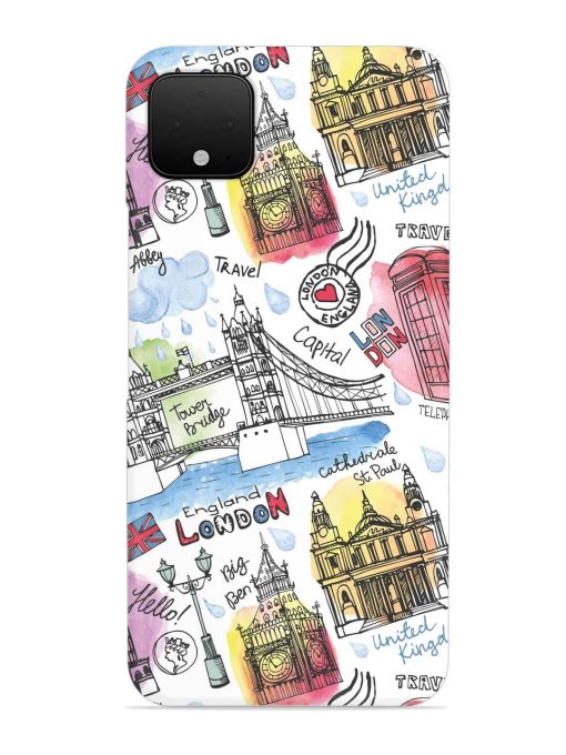 Vector London Landmark Snap Case for Google Pixel 4 Xl Zapvi