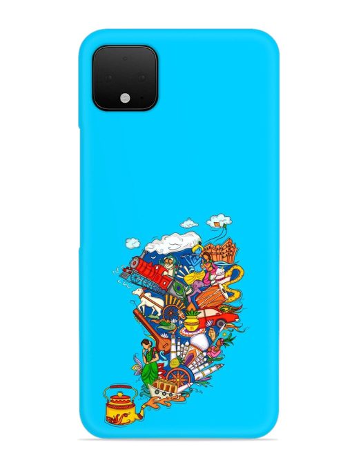 Vector Design Indian Snap Case for Google Pixel 4 Xl Zapvi