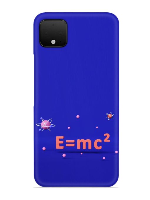 Formula Relativity Equation Snap Case for Google Pixel 4 Xl Zapvi