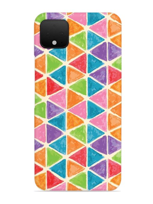 Seamless Colorful Isometric Snap Case for Google Pixel 4 Xl Zapvi