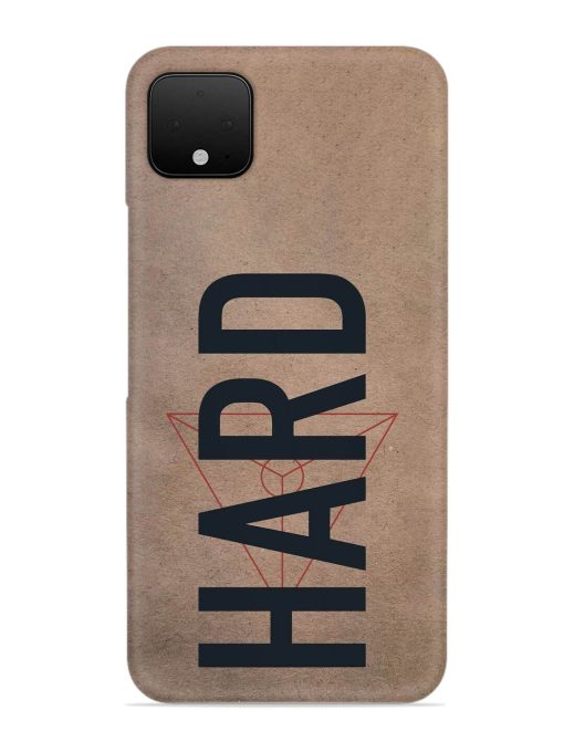 Hard Typo Snap Case for Google Pixel 4 Xl Zapvi