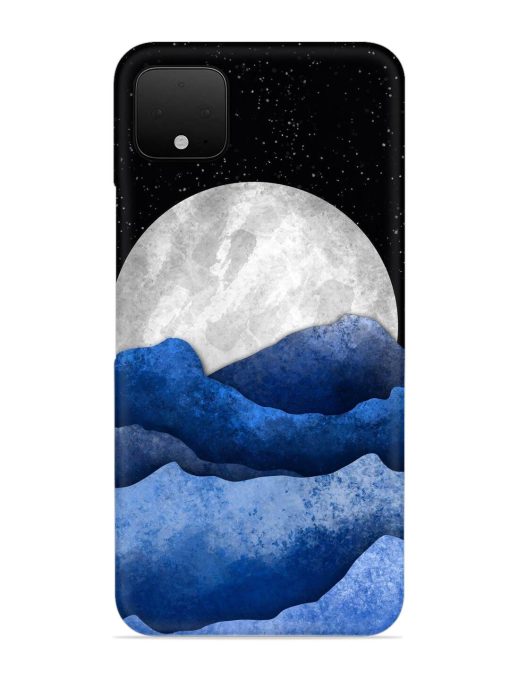 Full Moon Mountain Vector Snap Case for Google Pixel 4 Xl Zapvi