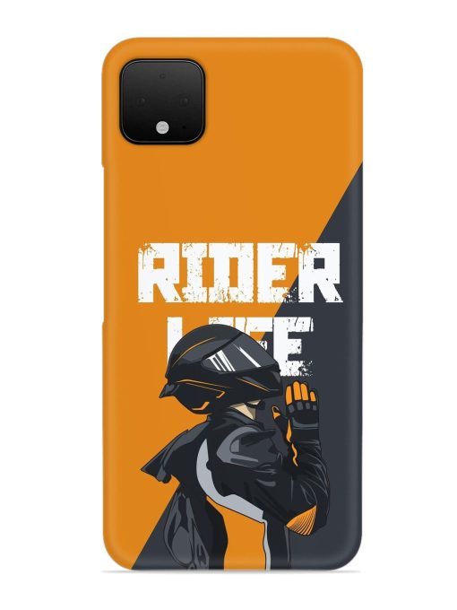 Rider Life Snap Case for Google Pixel 4 Xl Zapvi