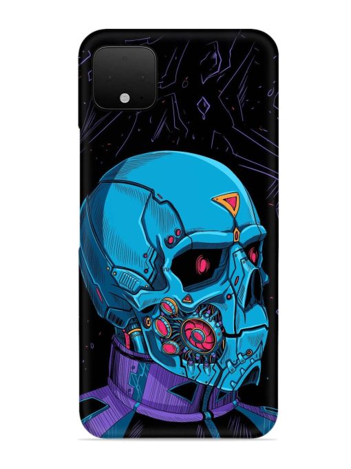 Skull Robo Vector Snap Case for Google Pixel 4 Xl Zapvi