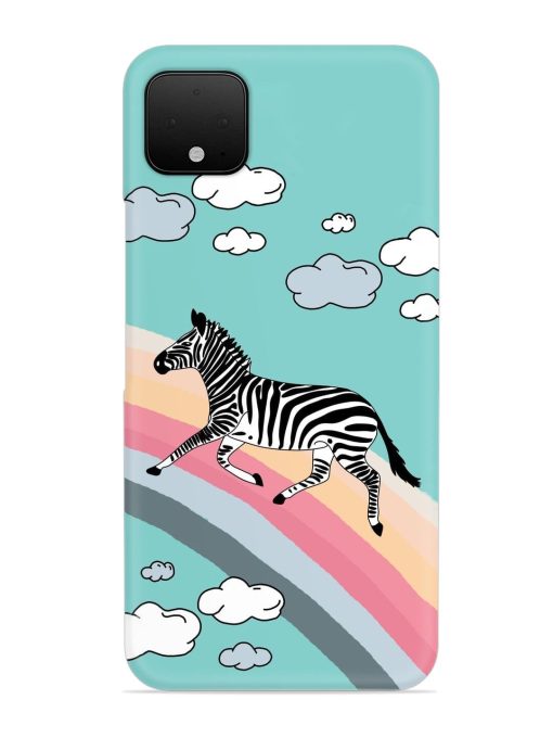 Running Zebra Snap Case for Google Pixel 4 Xl Zapvi