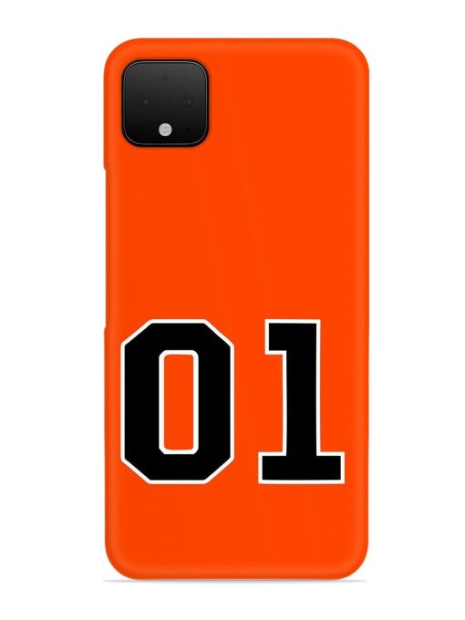 01 Number Snap Case for Google Pixel 4 Xl Zapvi