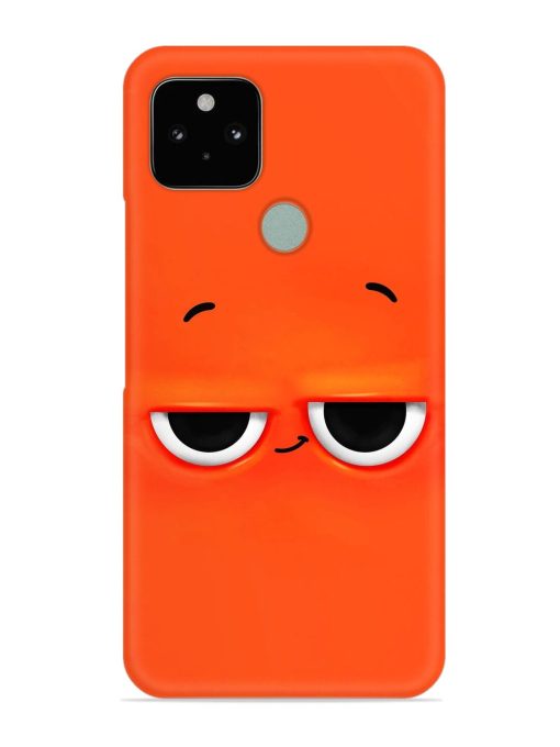 Smiley Face Snap Case for Google Pixel 5 Zapvi