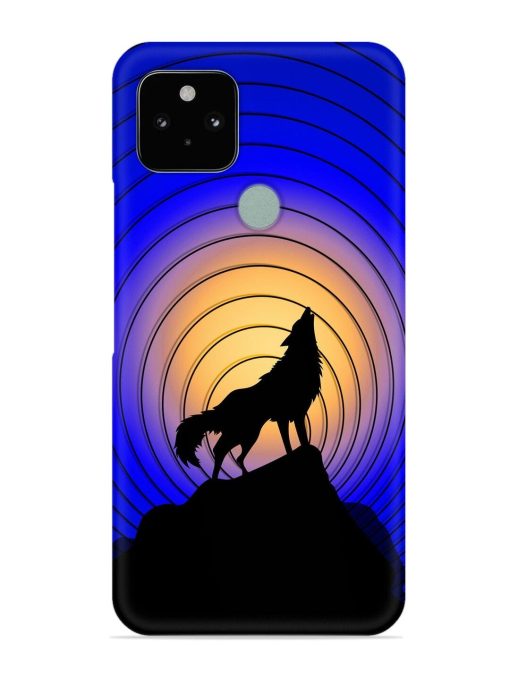 Fox Roaring Design Snap Case for Google Pixel 5