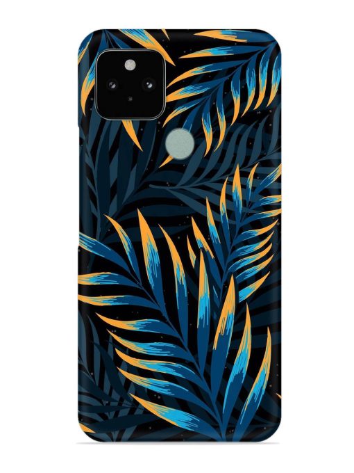 Abstract Leaf Art Snap Case for Google Pixel 5 Zapvi