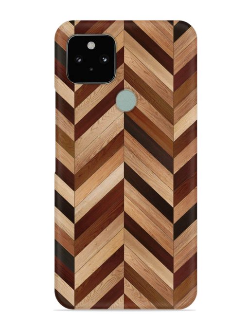 Seamless Wood Parquet Snap Case for Google Pixel 5 Zapvi