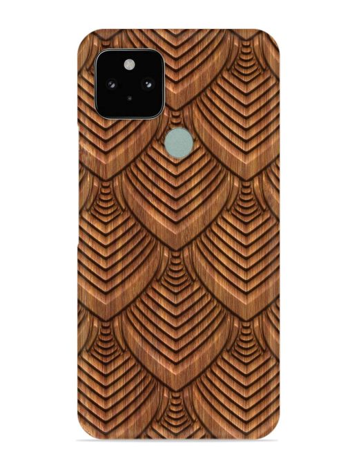 Carved Pattern On Snap Case for Google Pixel 5