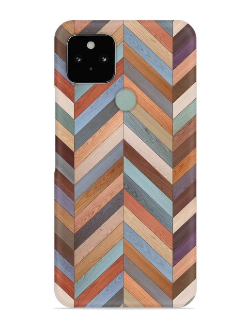 Seamless Wood Parquet Snap Case for Google Pixel 5 Zapvi