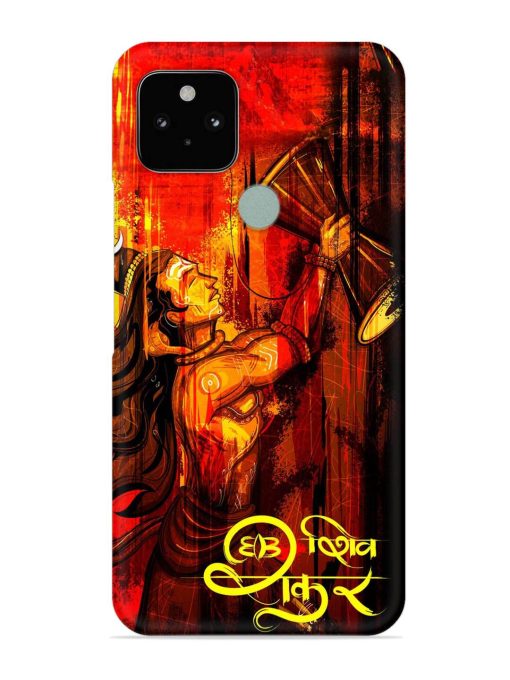 Illustration Lord Shiva Snap Case for Google Pixel 5 Zapvi