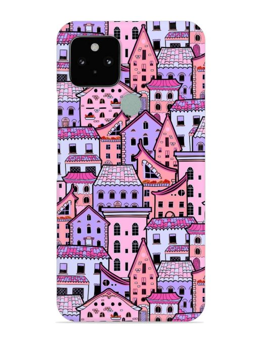 Seamless Pattern Houses Snap Case for Google Pixel 5