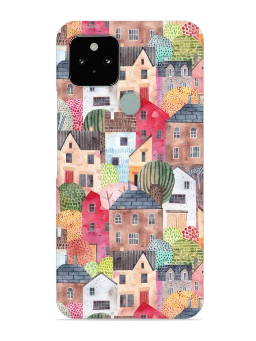 Abstract Seamless Pattern Snap Case for Google Pixel 5 Zapvi