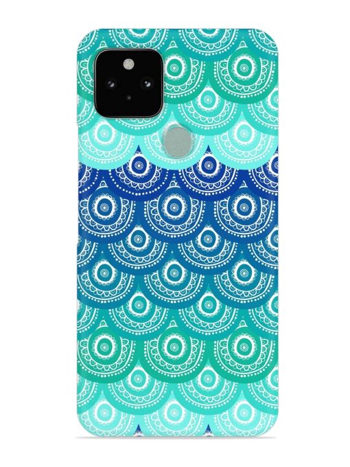 Ethnic Seamless Pattern Snap Case for Google Pixel 5 Zapvi