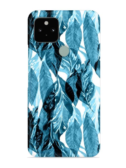 Leaves Pattern Jungle Snap Case for Google Pixel 5 Zapvi